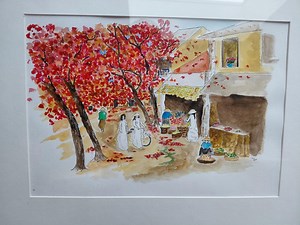 Vietnam Town Watercolor Painting, Asian Village Art - Etsy Canada