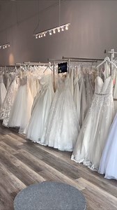 Which of these bridal looks inspired by iconic bride movies is your favorite?! 🎬️👰🏻✨⁠ ⁠ 🪩 Momma Mia Dress: ⁠ ivory/champagne beaded spaghetti straps A-line dress with tulle overlay in a size 10 for $899 (sale gown)⁠ ⁠ 🎶 Funny Girl Dress: ⁠ ivory/nude long sleeve A-line gown with v-neckline, sequin lace bodice, and glitter underlay in size 12 for $1999.⁠ ⁠ 👯‍♀️ Bride Wars Dresses:⁠ (RIGHT): ivory strapless sweetheart mermaid gown with criss-cross ruching in size 10 for $1899.⁠ ⁠ (LEFT): ivo