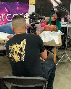 #bts from the 2019 Baltimore Tattoo Arts Convention with @maddielabelle Check her out in the full video on my YouTube channel! LINK IN BIO. #epicjontuazon #villainarts #tattoo #ink #inkedup #tattoosofinstagram #tattoos #tattoosleeve #tatted #inkedmom #girlswithtattoos #tattooedbeauty #inkedgirls #inkedmag #worldtattooevents #baltimoretattooconvention #baltimoretattooartsconvention #tattooartist #maddielabelle | EPICJONTUAZON | Facebook