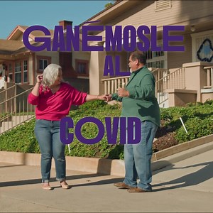 "Estos tratamientos son gratis. Y sin tener papeles, puedes pedirlos. Hazte la prueba, toma la pastilla, gánale al Covid." | California Department of Public Health