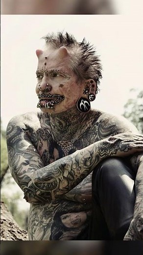 He Holds the Record for the Most Body Modifications in the World #history #biography #JohnRolfe