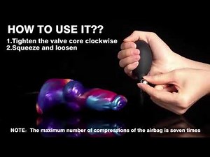 Inflatable anal plug