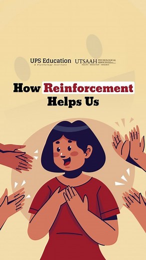 1K views | How Reinforcement helps us. Reinforcement is anything that increases the likelihood of a behavior happening again. It can be either positive or negative. #psychology #psychologist #psychologytoday #psychologyfacts #psychotherapy #MPhil #clinicalpsychology #psychologytricks #psychologyquotes #psychologymajor #psychologystudent #arvindotta | UPS Education | Facebook