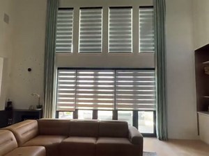 Amazon.com: Motorized Blinds with Remote, 90% Blackout Smart Electric Zebra Shades, Built-in Rechargeable Tubular Motor Automatic Blinds for Window Compatible with Alexa Google (Striped Grey, 34" W x 72" H) : Home & Kitchen