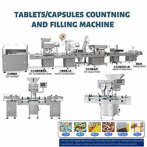 [Hot Item] Fully Automatic Counting Machine Vibrating Counting and Packaging Machine Capsule and Tablet Filling Machine Customizable
