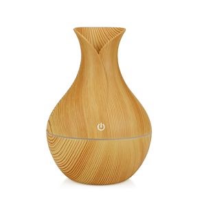 [Hot Item] 130ml Air Humidifier USB Mini Wood Grain Essential Oil Diffuser Home Aroma Diffuser Humidifier