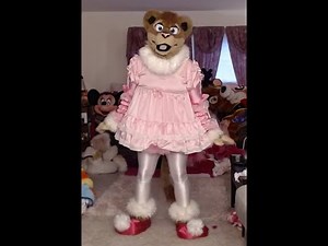 Caddie Satin Sissy Full suit video