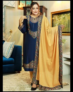 267K views · 2.8K reactions | ৫৫ পর্যন্ত বডি বানানো যাবে। লং ৪৮ ফেব্রিক সুতি থ্রি পিস সেট। পায়জামা ২.৫ গজ ওড়না সাড়ে পাঁচ হাত। | Elegent | Facebook