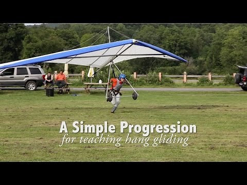 Simple Progression for Teaching Hang Gliding