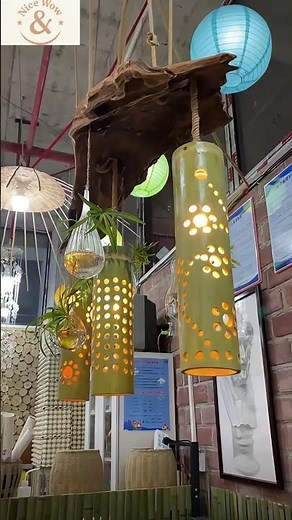 Handmade Bamboo Lanterns That Turn Walls Into Art 🎨🌿
