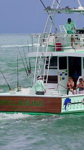 1st time capturing someone on Spellbound Deep Sea Fishing Charters getting a fish on the way out to sea via Haulover Inlet in Miami, Florida | Joseph Levy