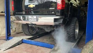 Full xhaust on this one! Stainless long tube headers, custom Y pipe and Borla XR1, exiting thru a 6in tip! #letherbreathe #lt #silverado #borla #xr1 | Xtreme Performance Xhaust