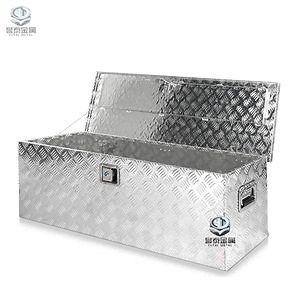 [Hot Item] 20 Inch Aluminum Truck Tool Box with Side Handle and Lock Keys Storage Box Pick up Trucks