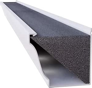 GSP-K5-8box-VC Foam Gutter Filter Insert, 5-Inch, Dark grey