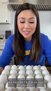 Will tapping an egg make it easier to take the shell off? We're testing this hack from @MyHealthyDish. Remember, you can recycle the shells with other food scraps in your curbside bin. More tips: iRecycleSmart.com. #NationalEggMonth | CalRecycle