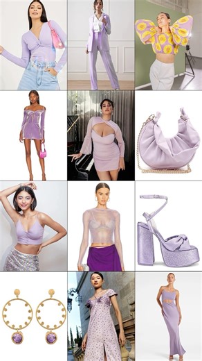 The category : Digital Lavender 💜 Bringing you spring summer’s hottest styles, in a pre-cooled pastel hue ✨ 🔗Tap the link in bio to shop the colour of the season. Download the Nykaa Fashion app to explore the digital lavender curation 📲🍬 • • #NykaaFashion #FirstInFashion #OnlyOnNykaaFashion #summerdressing #sprinsummer #digitallavender #colour | Nykaa Fashion