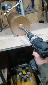 Spindle from a broken core drill is a useful part to keep. This means you can fit a core to a cordless drill. But I think this might be pushing it, better for smaller cores. #tools #core #drill #spareparts #repairs #makita @marcrist_uk @makitauk | Deandohertygreaser