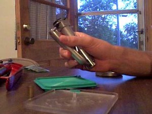 Repriming with RCBS hand priming tool.