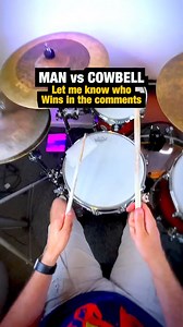 Man VS Cowbell! RHYTHM OF THE NIGHT #musician #epicfail #drums | Drumdex
