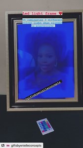 Led light frame | Eni Elle Concepts | Facebook