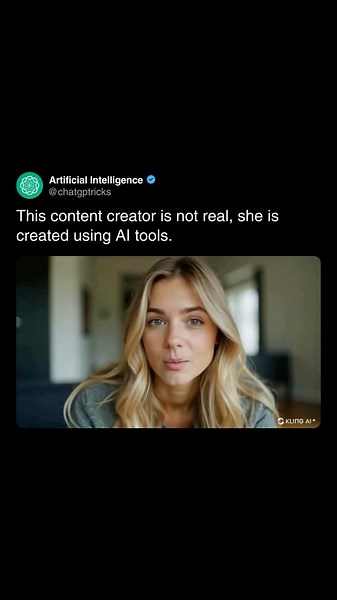 Artificial Intelligence (AI) • ChatGPT | 100% AI-generated content creator! AI tools: Flux AI and Photo AI handled the image generation, while Kling AI turned these images into... | Instagram