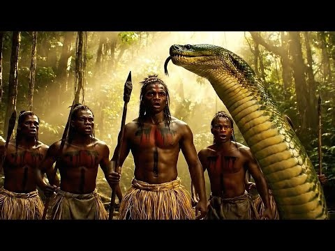 Amazon Native Tribe Hunting and Eating Anaconda, Wild Boar and Crocodile | Primitive Survival