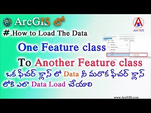 Load data in ArcGIS || Loading data into One Feature class to Another Feature class || By JastGIS