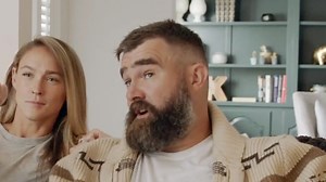 Jason Kelce stars in commercial with wife Kylie ahead of NFL season