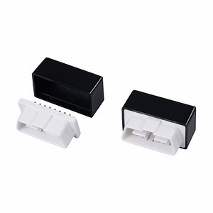 [Hot Item] Factory OBD2 Obdii Enclosure with J1962 OBD2 Male Connector Straight Pins