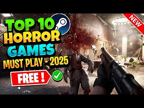 TOP 10 BEST FREE Horror Games on Steam (2025)