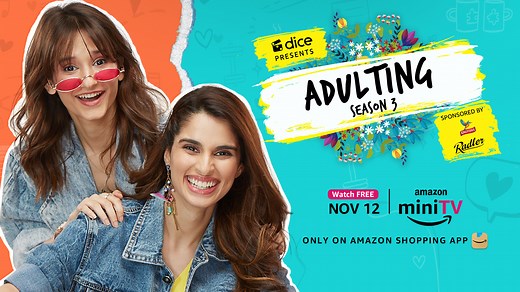 🚨Hey Suno! Your favourite flatmate & best friend duo are back🚨 Get ready to Adult with Ray & Nikhat again. New Season of Adulting premiers on Nov 12. Watch for FREE only on Amazon mini TV on the Amazon Shopping App. #AdultingOnAmazonminiTV #AmazonminiTV #DiceMedia #AishaAhmed #YashaswiniDayama #VirajGhelani #AdultingS3 #Adulting #DiceAdulting | Dice Media