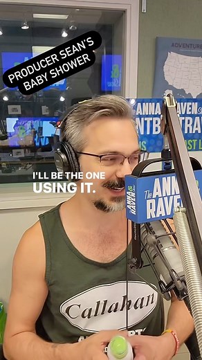 Producer Sean is back after paternity leave! Baby Booker is two months old and arrived prematurely so we had to wait for his baby shower- but… is Producer Jons “gift” really a gift?! #babyshower #annaandraven #babies #bug | WALK 97.5