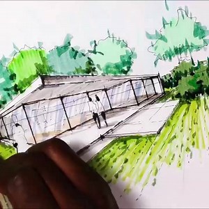 18 reactions | Markers on paper !! Tombow UK Architecture - Daily Sketches ArchDaily | MUTONIsketches | Facebook