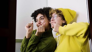 Girlfriends having fun together | Free Stock Video Footage