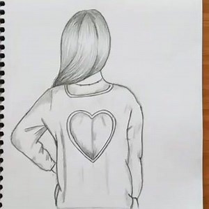 2K views · 64 reactions | How to draw sketch of Girl Back #Sketh_Drawing_Arts | Sketch drawing Art | Facebook