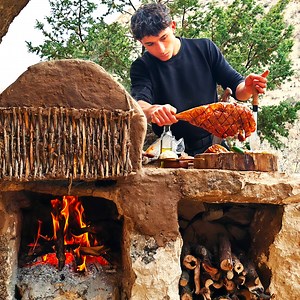 349K views · 2.4K reactions | Cooking Leg of Lamb in a Primitive Homemade Oven in Nature | Outdoor Cooking Recipes #cooking #outdoors #survival #burshcraft #outdoorcooking #nature #natural #primitive #wood #woods #forest #camping #outdoor #wilderness #chicken #tavuk #wild #wildlife #asmr #asmrvideo #food #cooking #campfire #relax #lamb #oven | Roni Outdoor Cooking | Facebook