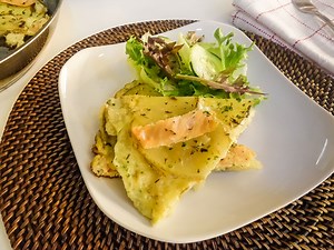 Smoked Salmon Omelette with Garlic Aioli | Online Recipe | The Maya Kitchen