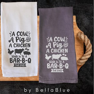 Funny BBQ Kitchen Towels, Funny Quotes Decorative Towel, Humorous Sayings Dish Towel, Hostess Gift Tea Towel, Housewarming Gift, Sarcastic - Etsy