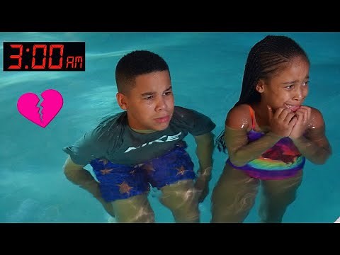 Cali GOES SWIMMING at 3am | Cali's Playhouse