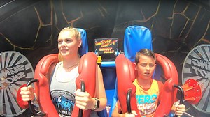 Lauren & Dillon | Sunset Walk SlingShot