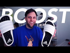 BEST SLIDES FOR THE SUMMER! ADIDAS BOOST SLIDES REVIEW
