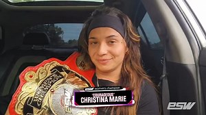 ESW Women's Champion Courageous Christina Marie speaks about being attacked by The Production (Katie Arquette & Derek Dillinger) and responds to their challenge for ESW Evil Empire on Oct. 5. Tickets: ESWTIX.com | Empire State Wrestling - ESW