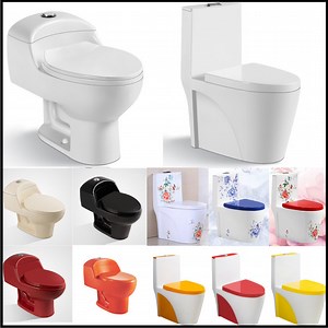[Hot Item] South America Colorful Sanitary Ware Siphonic One Piece Two Piece Water Closet