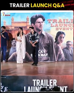 3K views · 16 reactions | #LuckyBaskhar Movie Trailer Launch Q&A !! Watch this Video ! Stay tuned for more Videos.. #DulQuerSalmaan #MeenakshiChaudhary #VenkyAtluri #Tollywood #LatestUpdates #MangoTeluguCinema | Mango Telugu Cinema | Facebook