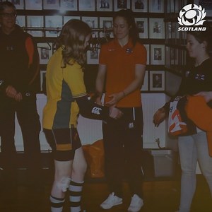 Inspiration -> Teammate 💙 A full circle moment for Meryl. | Scottish Rugby