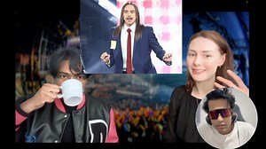Finnish girl & Indian guy react to Eurovision Estonia in London #eurovision2025 #Eurovision #eurovisionsongcontest | SuperTuxon