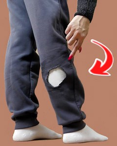 254K views · 2.7K reactions | How to fix a hole in your pants if you melted them with an iron | MomCut - Deutschland | Facebook