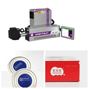 [Hot Item] Conveyor Belt CO2 Laser Coding Machine for Food PP Bags with Date, Qr Dm Codes ISO