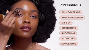 IT Cosmetics CC+ Cream - Natural Full Coverage Foundation With SPF 50+, Color Corrector & Anti-Aging Hydrating Serum, Hyaluronic Acid + Peptides, Lightweight Up To 24H Wear, All Skin Types- 1.08 fl oz