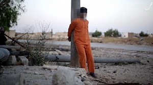 Sickening footage shows ISIS shoot and behead 'spy' in Syria